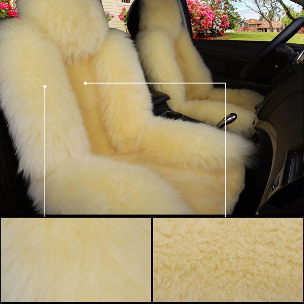 Universal Natural Fur Car Seat Covers