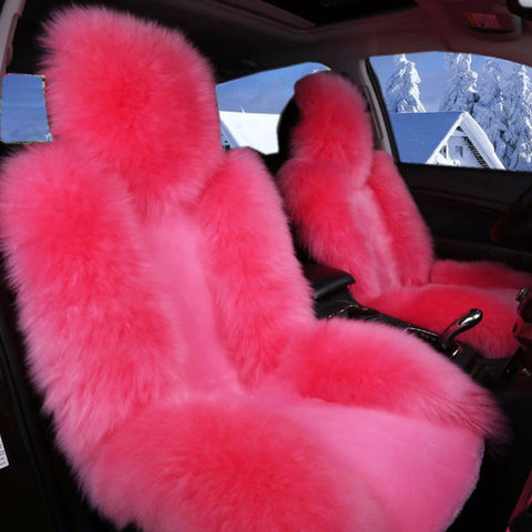 Universal Natural Fur Car Seat Covers