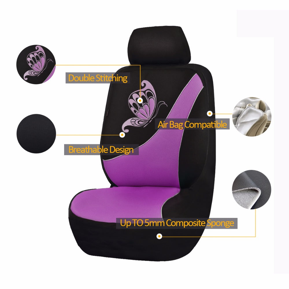 Lovely Butterfly Print Universal Seat Covers