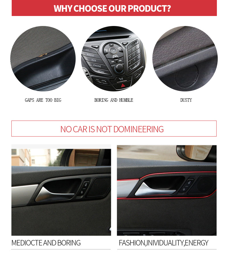 Car Dashboard Strips