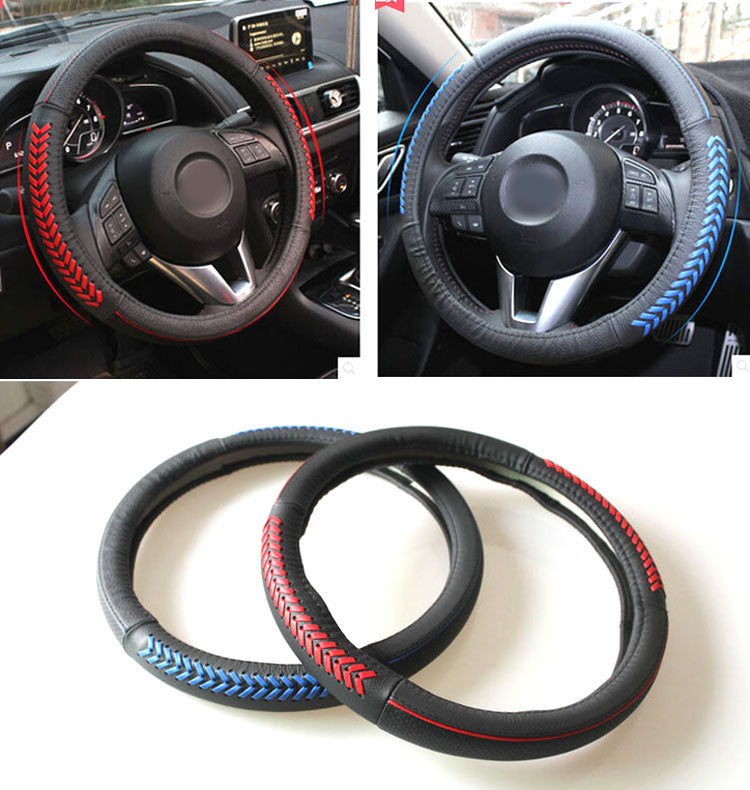 Cool Leather Steering Wheel Cover