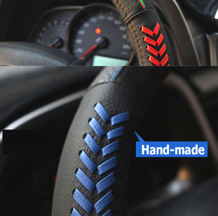 Cool Leather Steering Wheel Cover