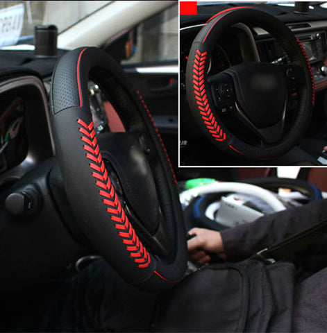 Cool Leather Steering Wheel Cover