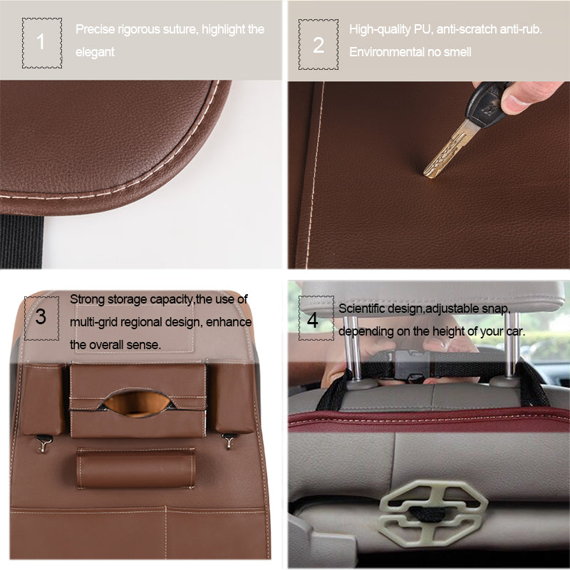 Car Back Seat Storage Bag Organizer