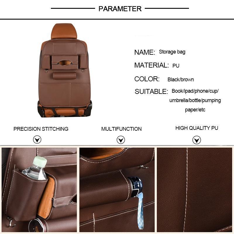 Car Back Seat Storage Bag Organizer