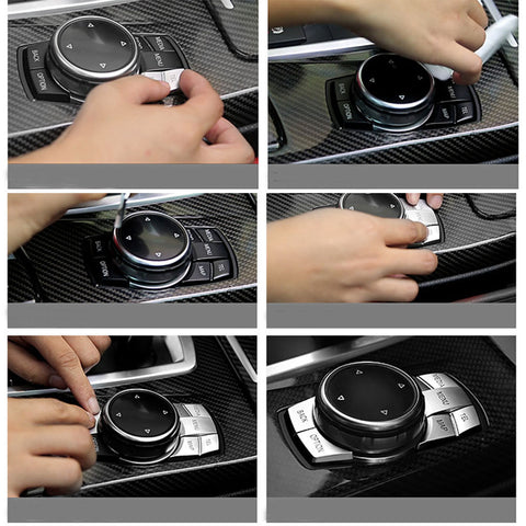 Interior Chrome Multi-Media Button Cover