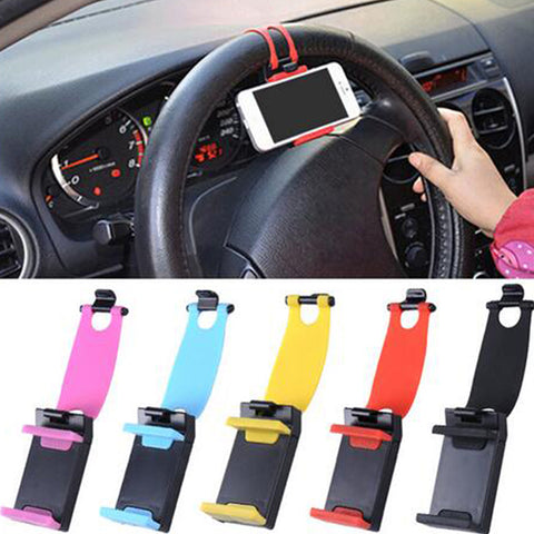 Universal Steering Wheel Phone Holder