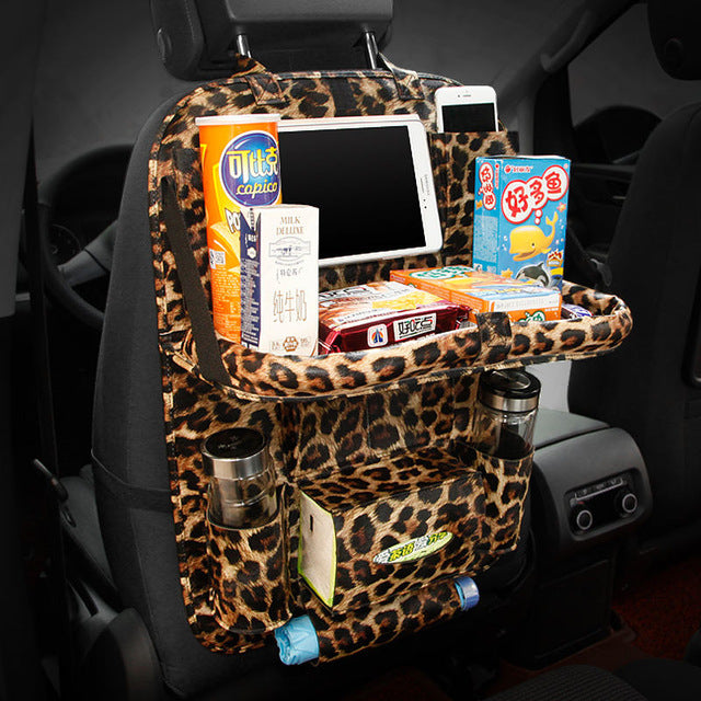 Car Leather Multi-Functional Organizer