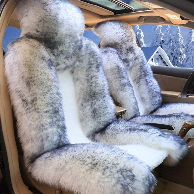 Universal Natural Fur Car Seat Covers