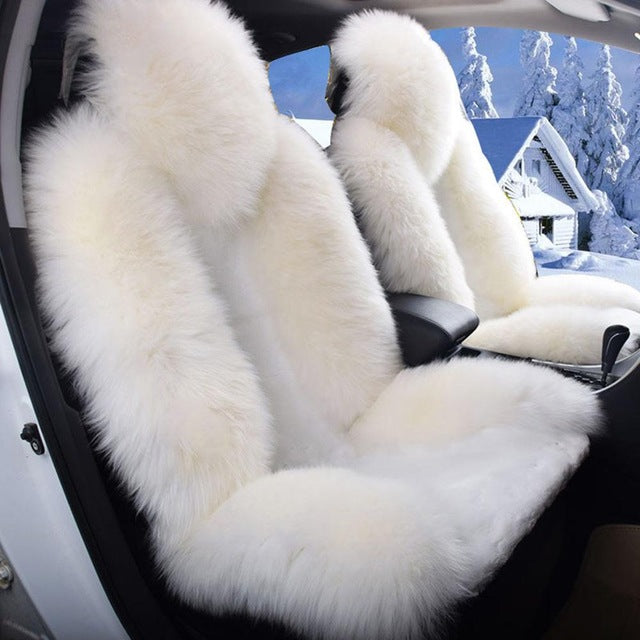 Universal Natural Fur Car Seat Covers